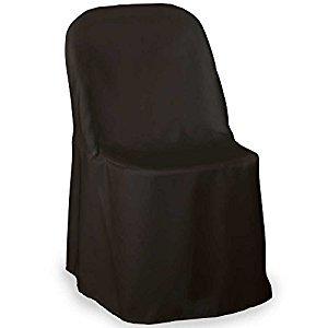 Black Polyester Folding Chair Cover Black Polyester Folding Chair Cover