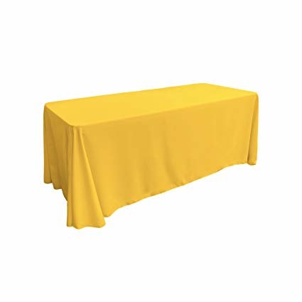 6' Tablecloth- Bright Yellow