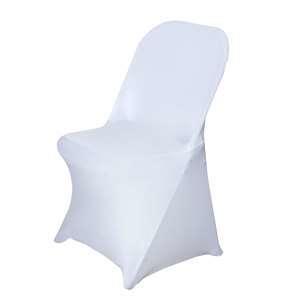 White Spandex Folding Chair Cover White Spandex Folding Chair Cover