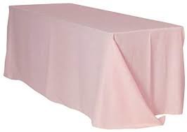 8' Tablecloth- Blush/ Dusty Rose