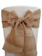 Burlap Chair Sash- Click More Info For Availability Notes Burlap Chair Sash- Click More Info For Availability Notes
