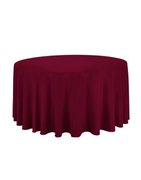 132" Round Tablecloth- Burgundy