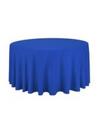 120" Round Tablecloth- Royal Blue