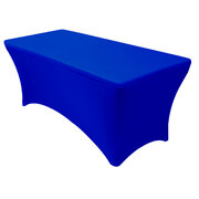 6' Stretch Table Cover- Royal Blue