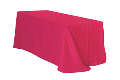 6' Tablecloth- Fuchsia