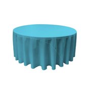 132" round tablecloth: turquoise 