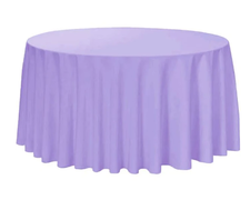 120" Round Tablecloth- Lavender