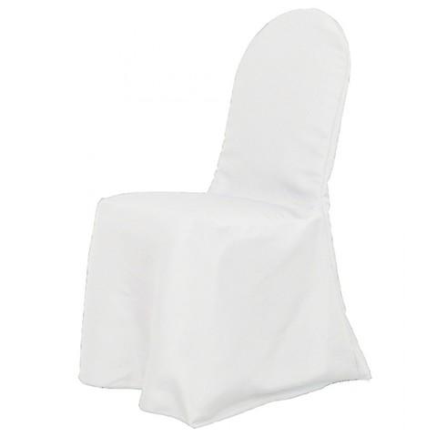 White Polyester Banquet Chair Cover White Polyester Banquet Chair Cover