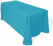 8' Tablecloth- Turquoise